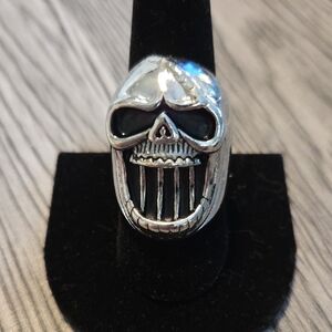 Open Mouth Skull Ring